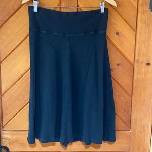 Hard Tail black stretchy cotton skirt